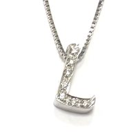 Pendente Fanton Gioielli Donna NOMI E INIZIALI in Oro Diamante 0.08 Ct PEOR-14-52 - PEOR-14-52